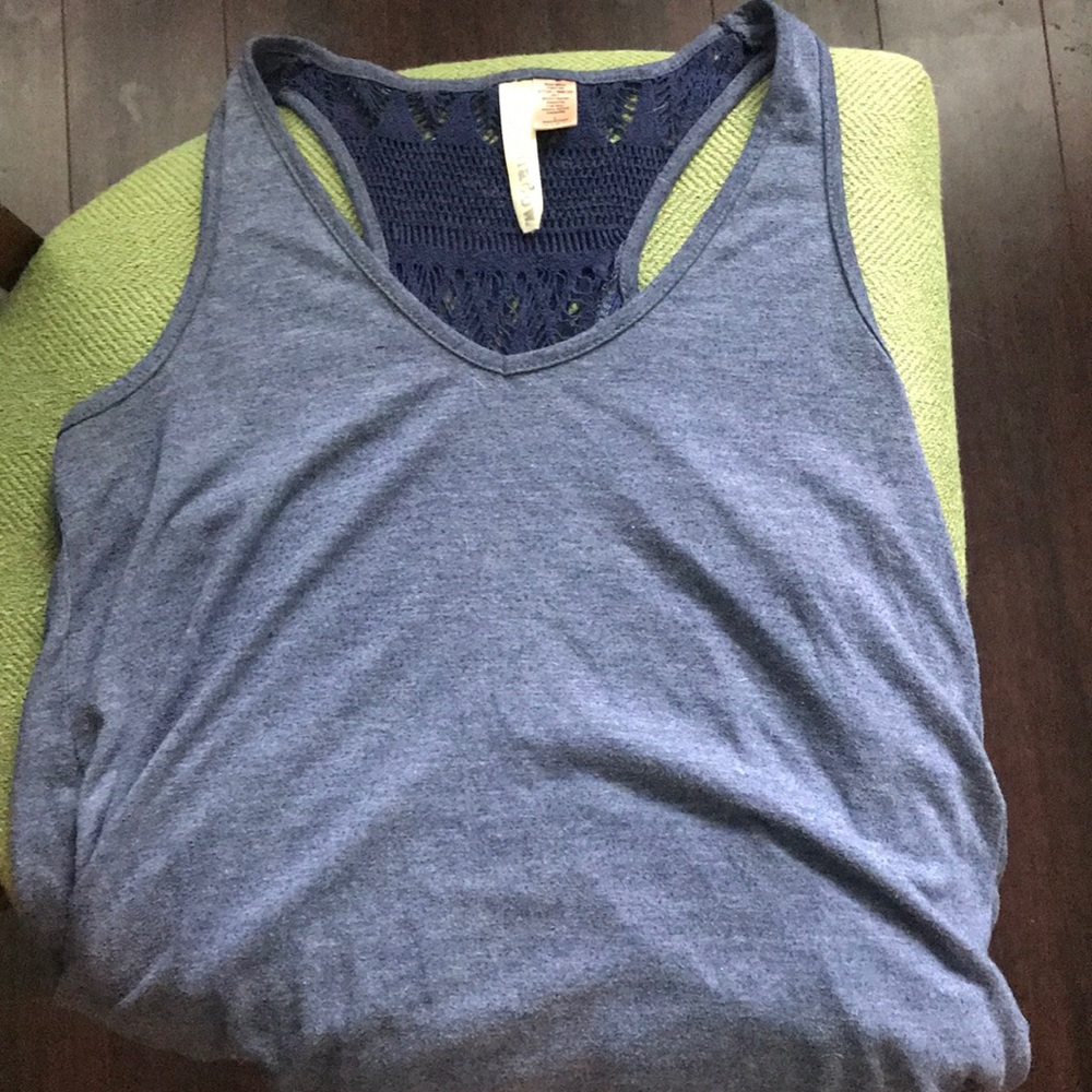 Blue tank